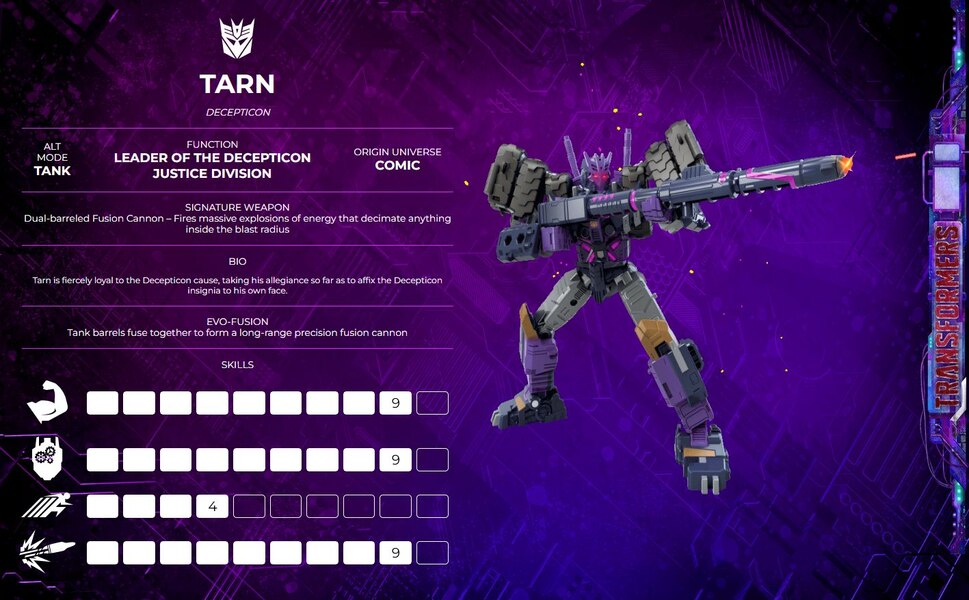 Image Of Transformers Legacy Evolution Tarn Character Bio QR Code (9 of 9)